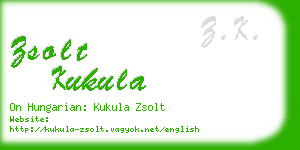 zsolt kukula business card